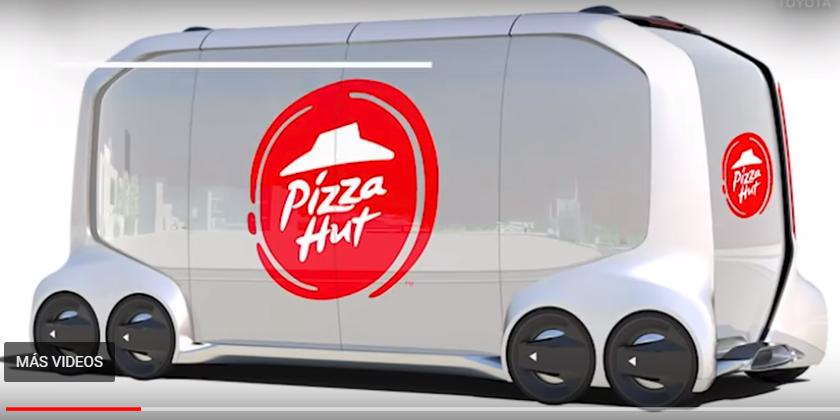 ¿Imaginas cómo van a ser los futuros repartos de pizza?